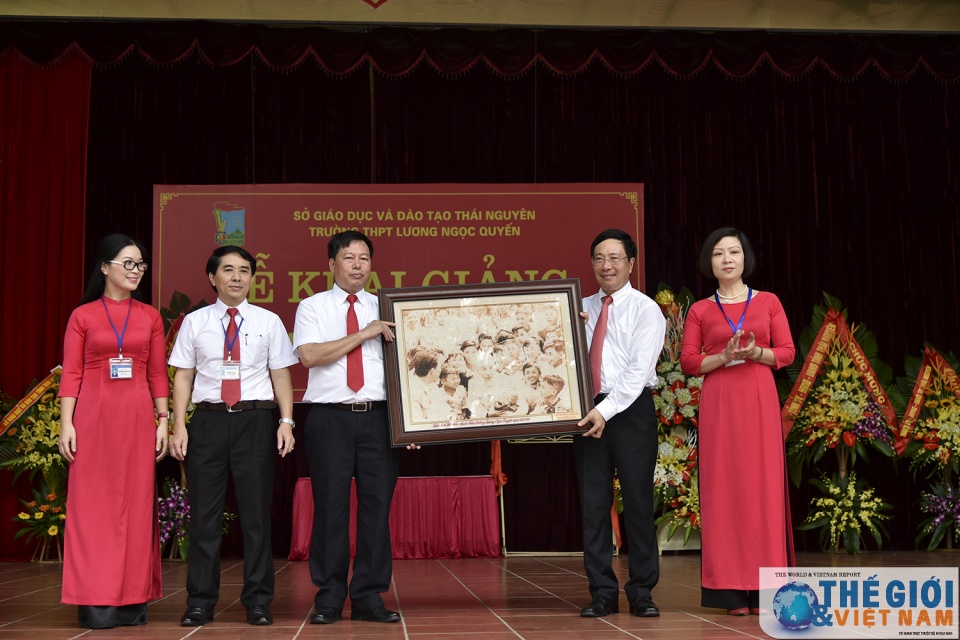 pho thu tuong pham binh minh du khai giang tai thai nguyen