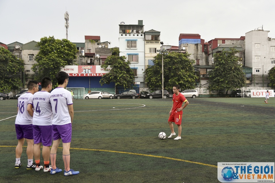 tung bung buoi giao luu the thao giua bo ngoai giao va van phong chinh phu