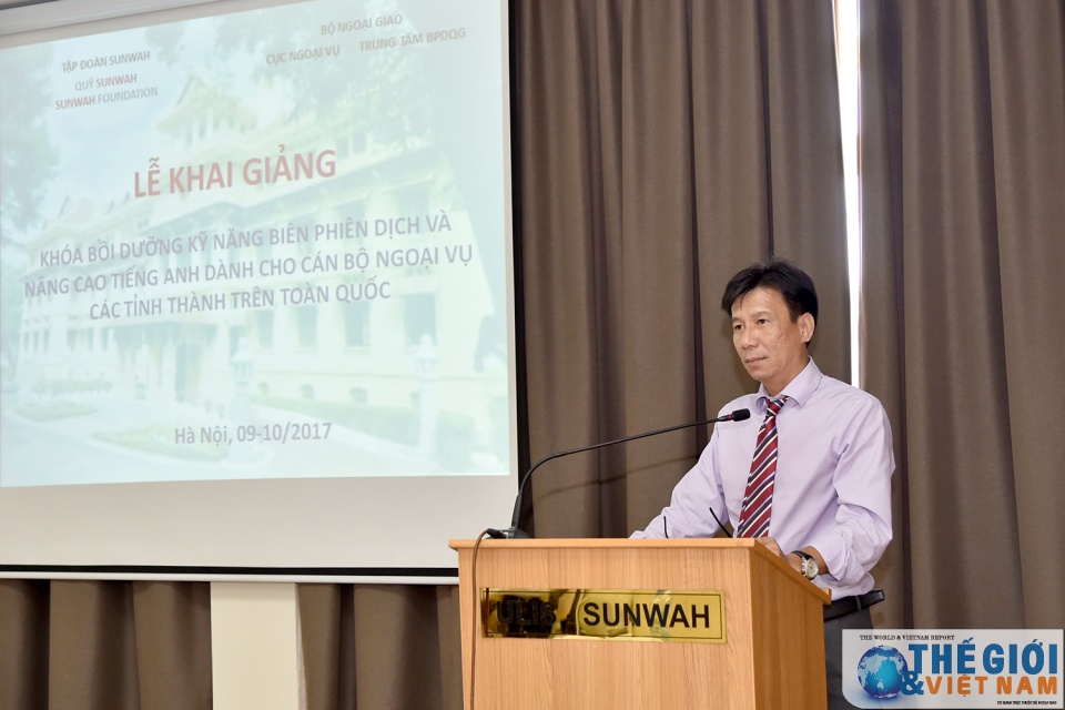 khai giang khoa dao tao nang cao ky nang bien phien dich cho can bo ngoai vu