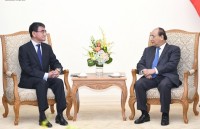 pho thu tuong pham binh minh hoi dam voi bo truong ngoai giao nhat ban taro kono