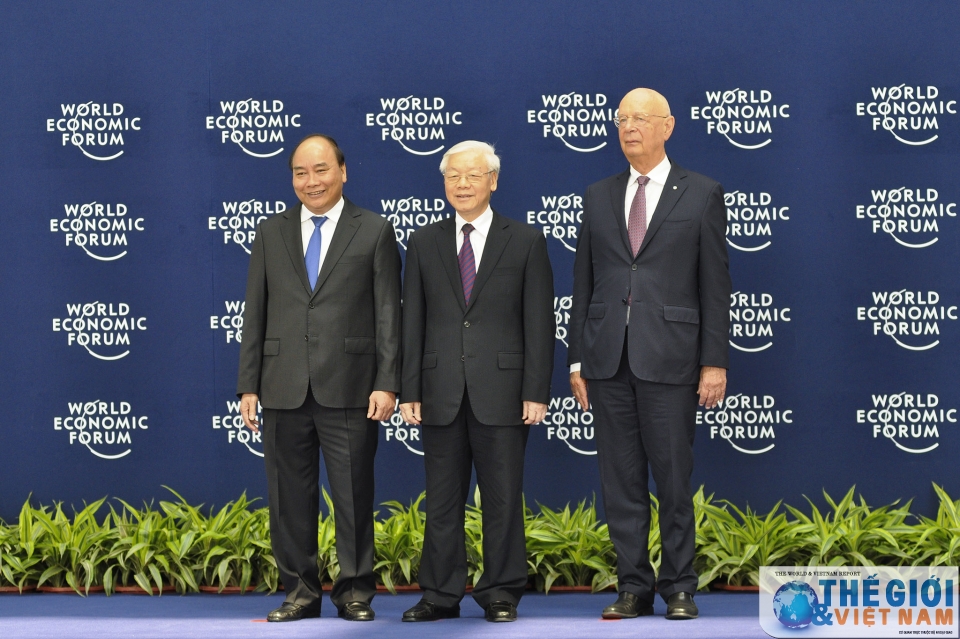 toan canh le don cac truong doan tham du wef asean 2018
