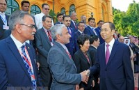 truyen thong the gioi viet ve chu tich nuoc tran dai quang