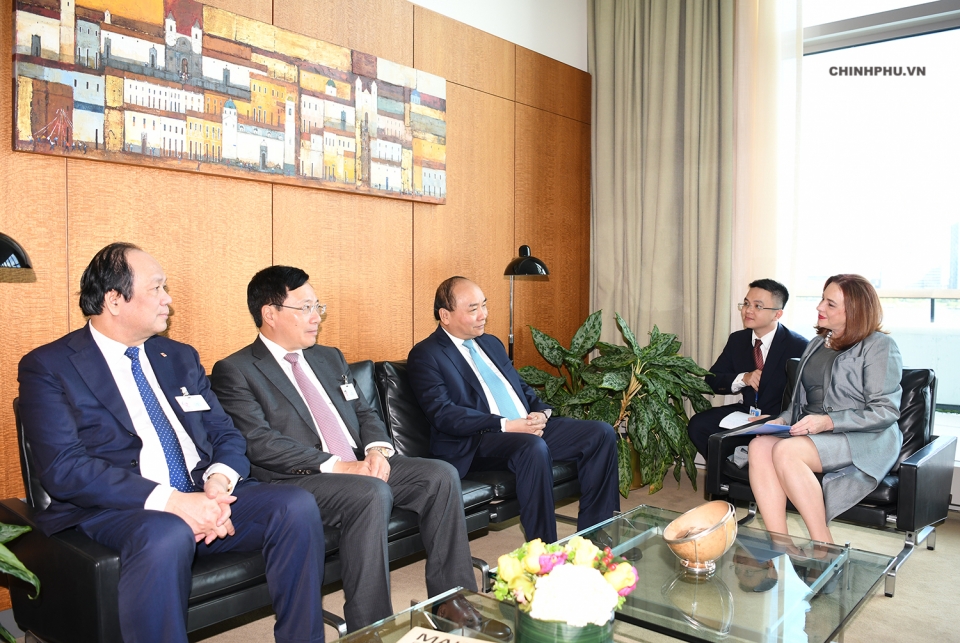 thu tuong gap tong thu ky lhq va chu tich dai hoi dong lhq