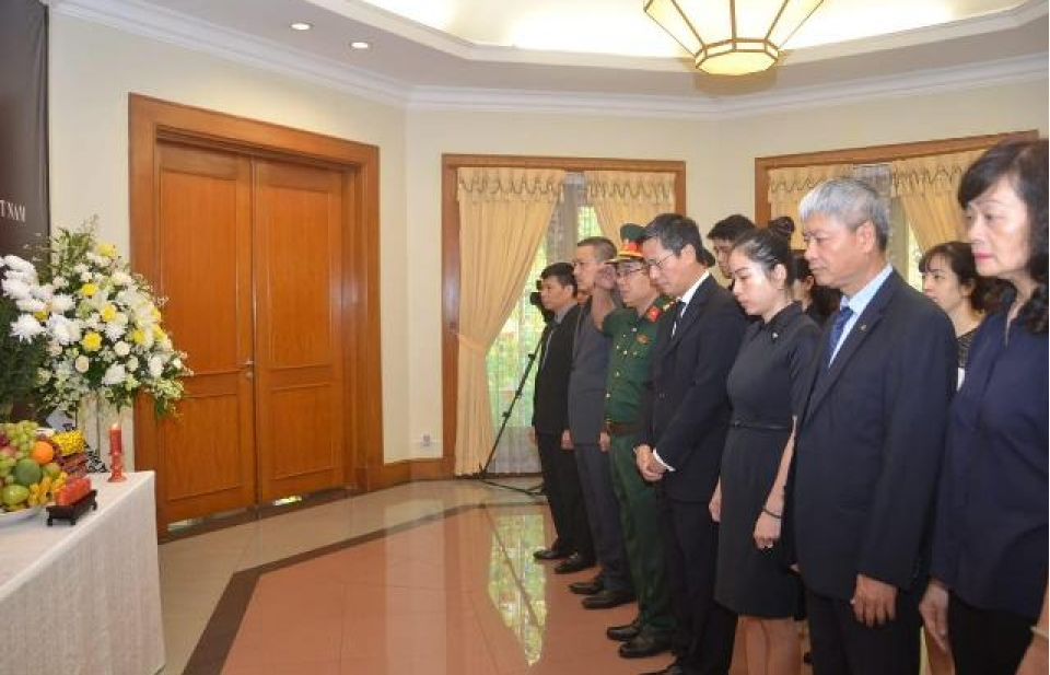 Lễ viếng Chủ tịch nước Trần Đại Quang tại Indonesia