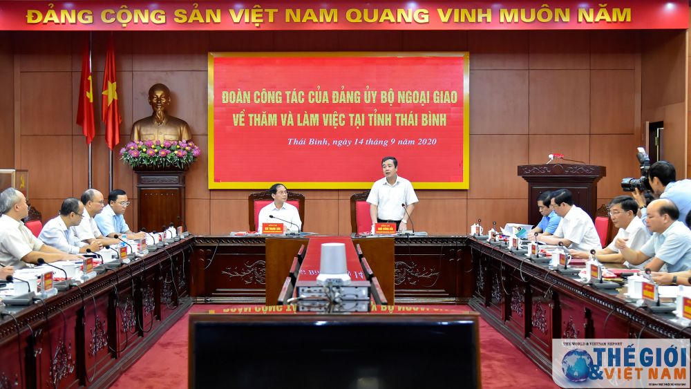 bo ngoai giao phoi hop voi tinh thai binh tich cuc trien khai cong tac doi ngoai