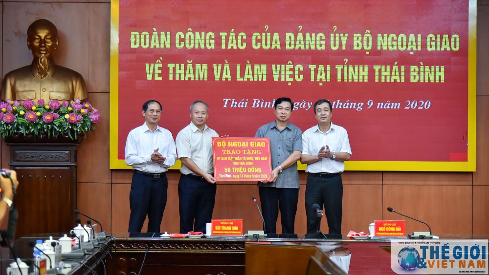 bo ngoai giao phoi hop voi tinh thai binh tich cuc trien khai cong tac doi ngoai