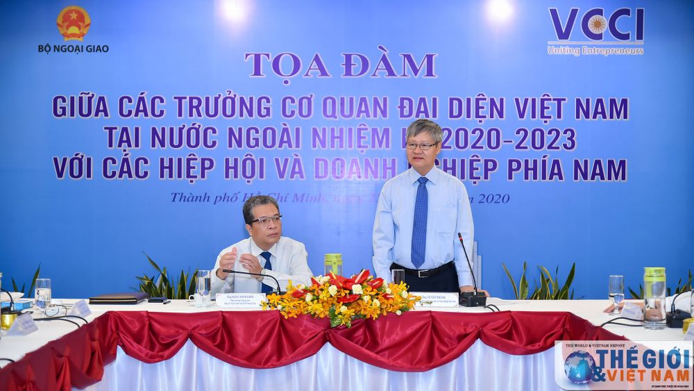 Đoàn Trưởng Cơ quan đại diện Việt Nam ở nước ngoài nhiệm kỳ 2020 2023 tọa đàm với các Hiệp hội Doanh nghiệp phía Nam doan truong co quan dai dien viet nam o nuoc ngoai nhiem ky 2020 2023 toa dam voi cac hiep hoi doanh nghiep phia nam