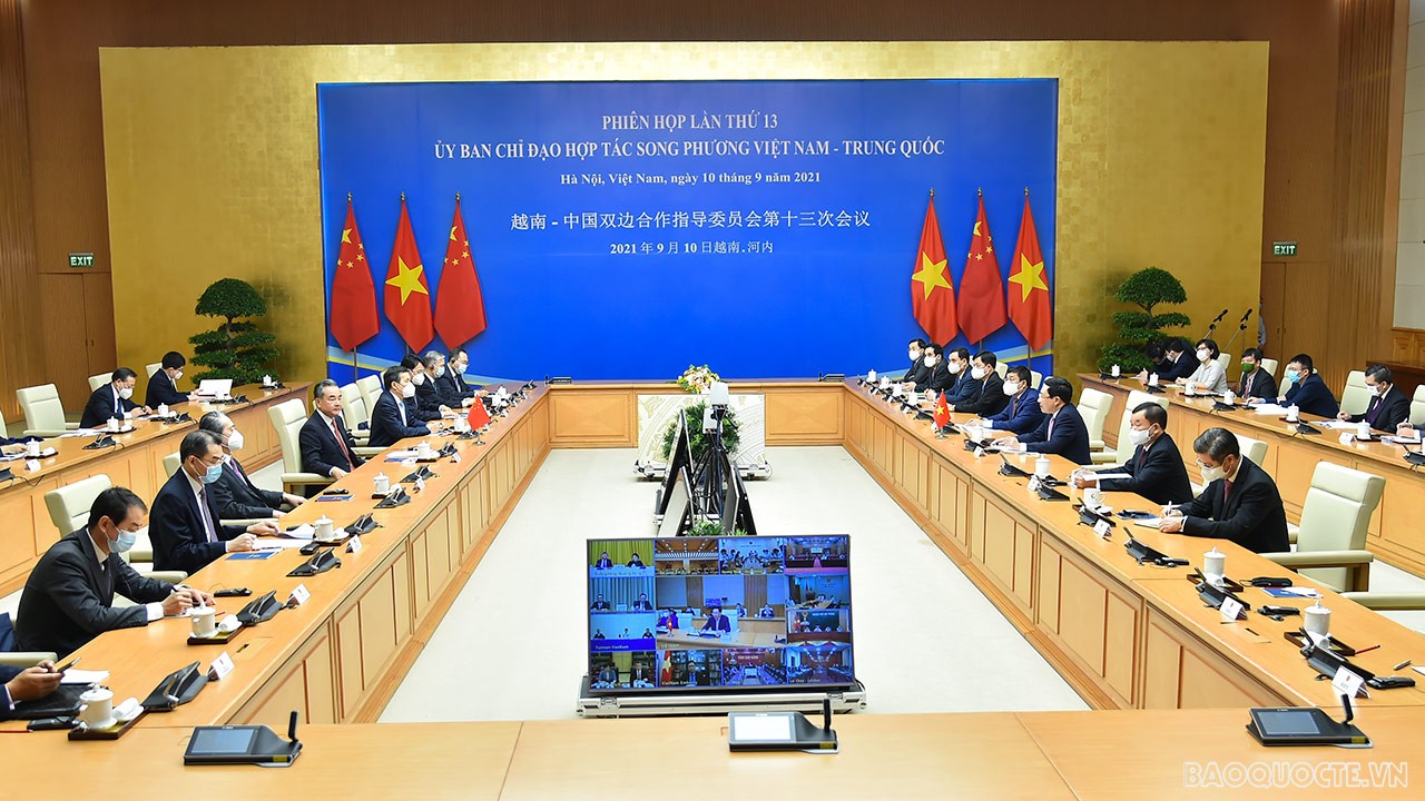 Toàn cảnh Phiên họp lần thứ 13 của Ủy ban Chỉ đạo hợp tác song phương Việt Nam-Trung Quốc qua ảnh