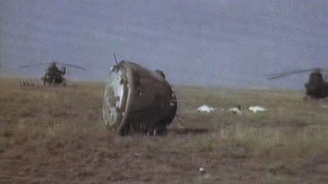 Khu vực nơi tàu Soyuz 11 của Liên Xô đáp xuống (Ảnh: Youtube).