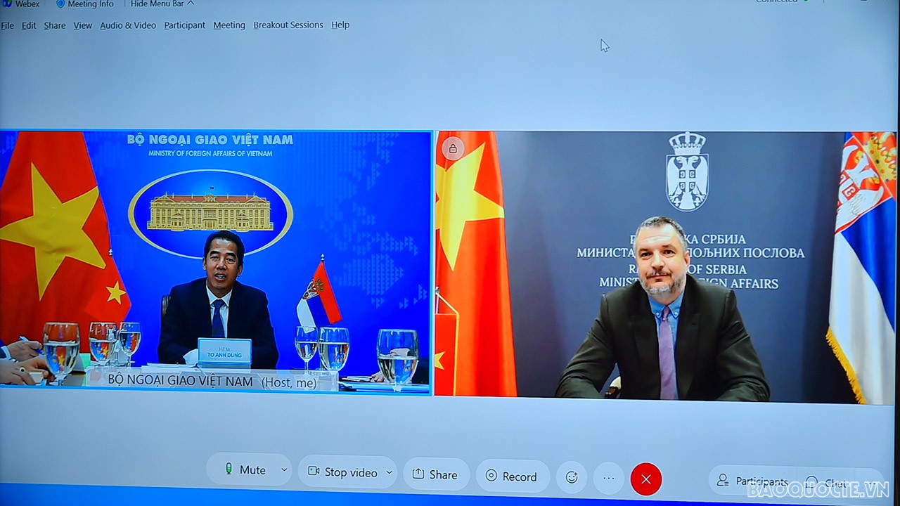 Tham vấn chính trị Việt Nam-Serbia: Trao đổi hợp tác song phương hậu dịch Covid-19