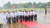Lãnh đạo Bộ Ngoại giao vào Lăng viếng Chủ tịch Hồ Chí Minh dịp Quốc khánh 2/9