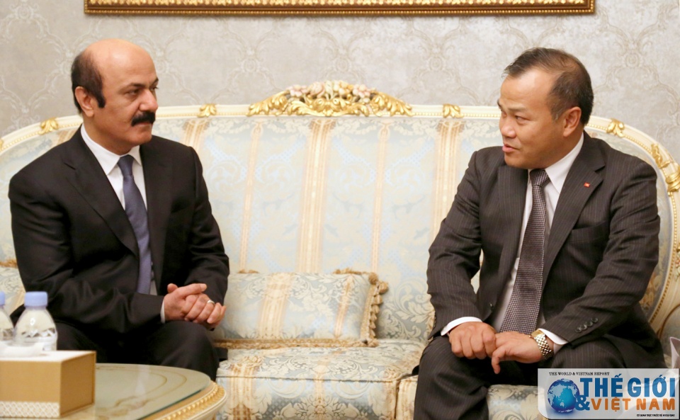 lanh dao bo ngoai giao vieng cuu quoc vuong qatar