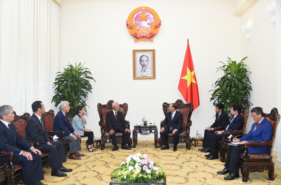 Thủ tướng tiếp cựu Chủ tịch Tập đoàn Taisei, Nhật Bản tin nhap 20171004211218