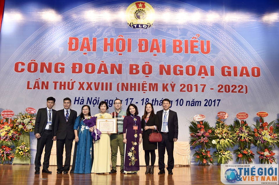 sac mau dai hoi cong doan bo ngoai giao nhiem ky 2017 2022