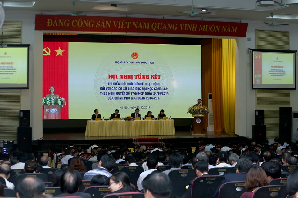 Tự chủ đại học: Không bàn nữa phải làm ngay! tin nhap 20171020221554