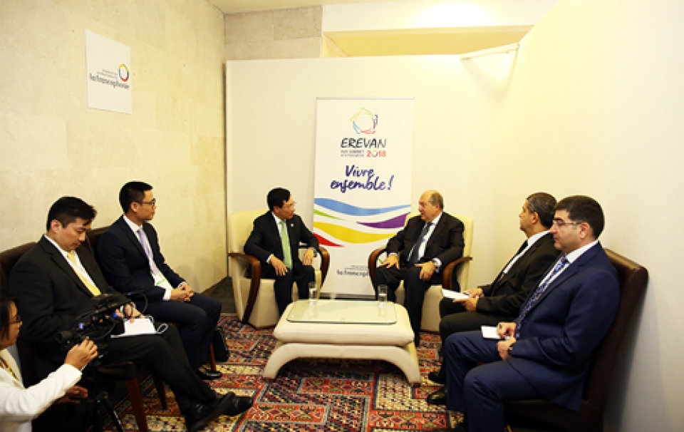 pho thu tuong pham binh minh hoi kien tong thong thu tuong armenia