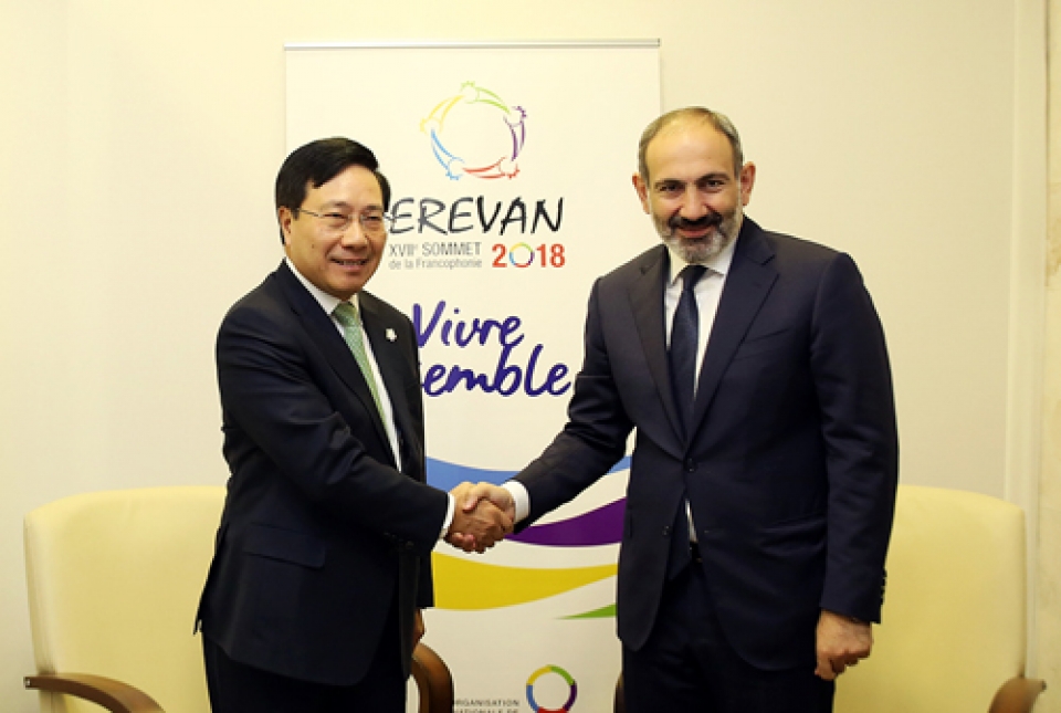 pho thu tuong pham binh minh hoi kien tong thong thu tuong armenia