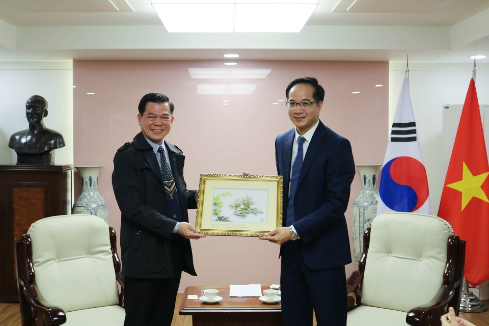 doan cong tac tinh ba ria vung tau tham lam viec tai han quoc