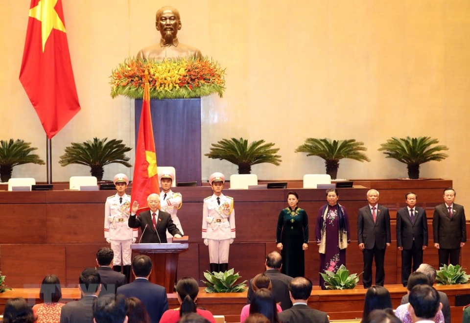 chu tich nuoc nguyen phu trong tuyen the nham chuc