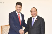 thu tuong nguyen xuan phuc tiep pho chu tich tap doan samsung