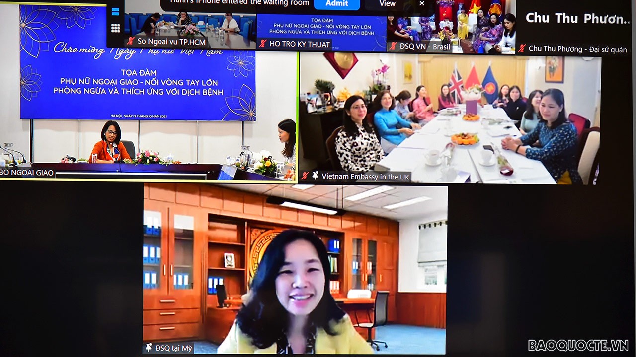 Toàn cảnh Lễ kỷ niệm Ngày Phụ nữ Việt Nam 20/10 của Bộ Ngoại giao qua ảnh