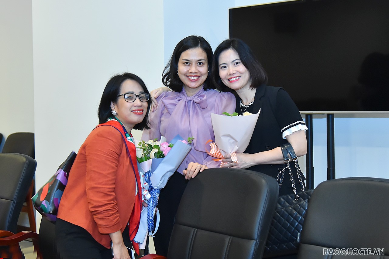 Toàn cảnh Lễ kỷ niệm Ngày Phụ nữ Việt Nam 20/10 của Bộ Ngoại giao qua ảnh