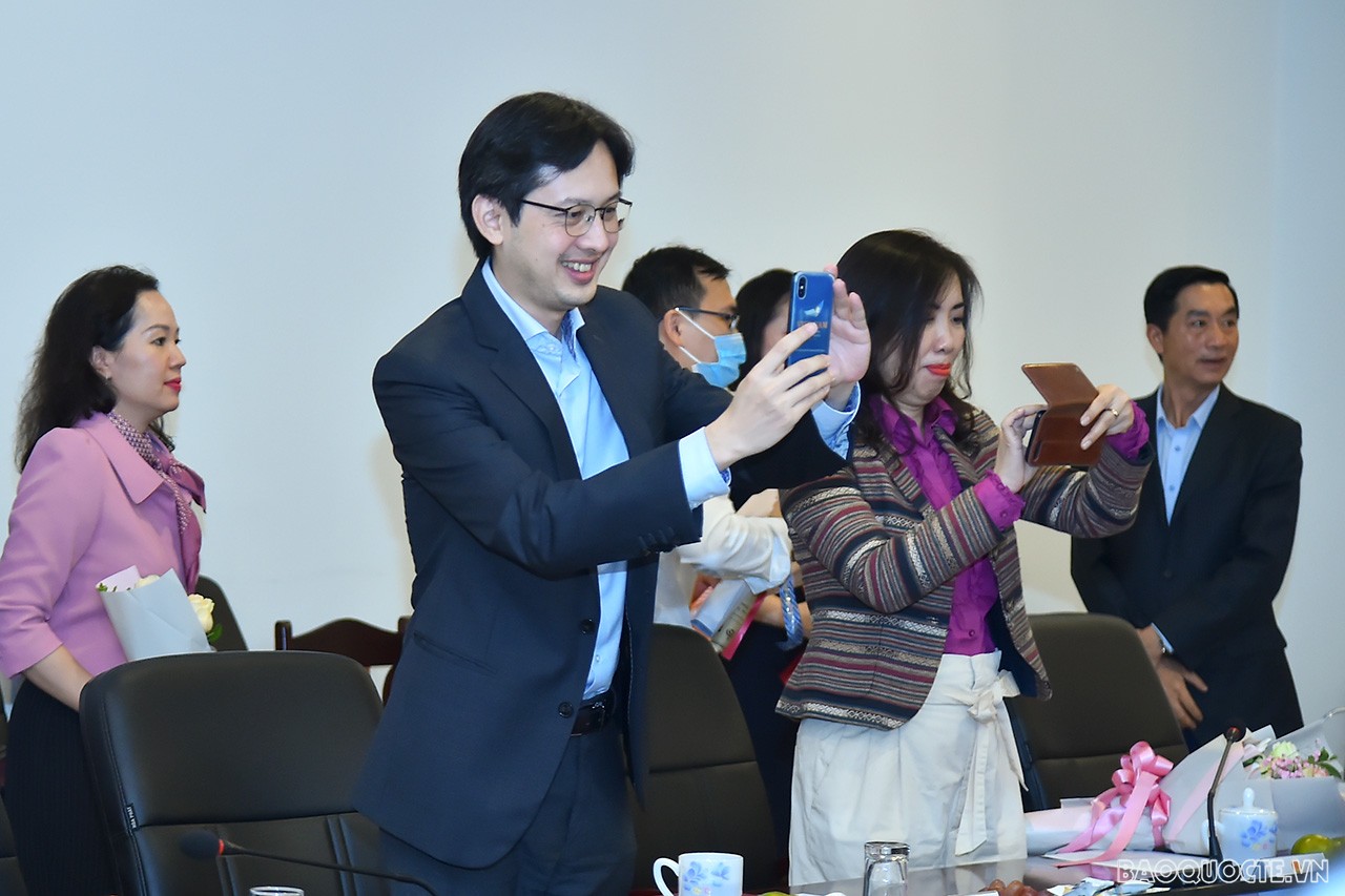 Toàn cảnh Lễ kỷ niệm Ngày Phụ nữ Việt Nam 20/10 của Bộ Ngoại giao qua ảnh