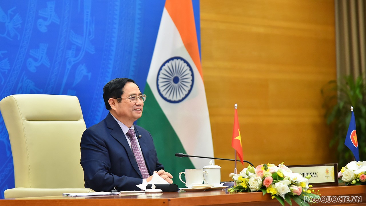 Thủ tướng đề nghị Ấn Độ tiếp tục ủng hộ ASEAN duy trì hòa bình trên Biển Đông