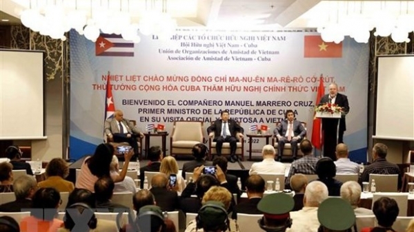 Tăng cường tình đoàn kết, hữu nghị truyền thống, ủng hộ lẫn nhau giữa nhân dân Việt Nam-Cuba