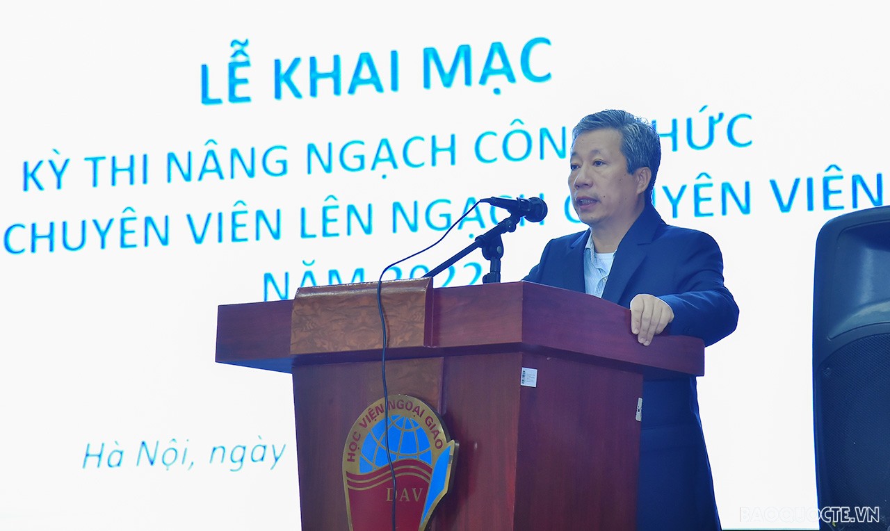 Bộ Ngoại giao tổ chức kỳ thi nâng ngạch công chức từ chuyên viên lên chuyên viên chính năm 2022