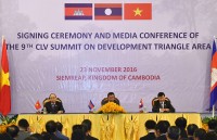 Thủ tướng Việt Nam, Campuchia, Lào chủ trì họp báo chung