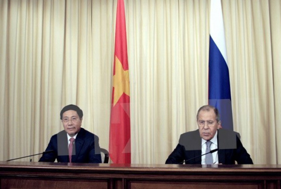 pho thu tuong pham binh minh hoi dam voi bo truong ngoai giao nga sergey lavrov