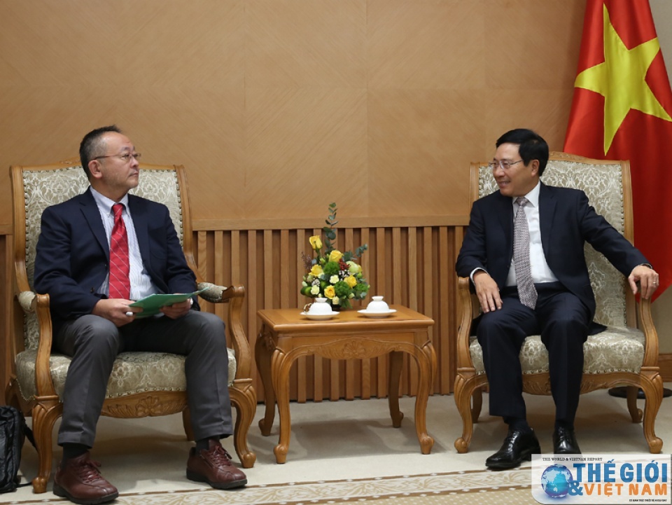 Phó Thủ tướng Phạm Bình Minh tiếp Tổng Thư ký Mạng lưới lao động châu Á-Thái Bình Dương tin nhap 20171104013943