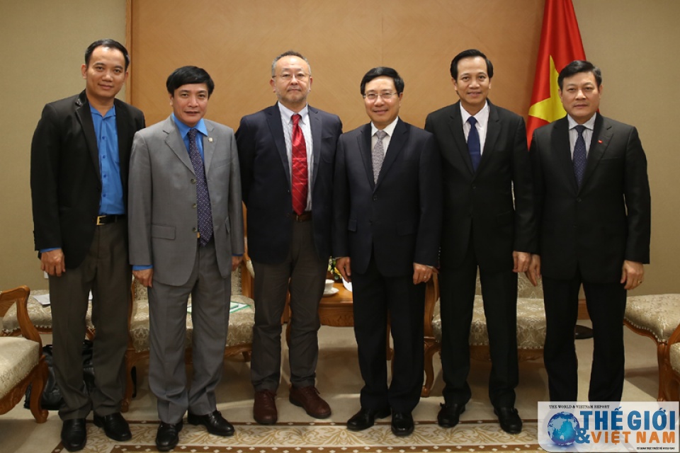 Phó Thủ tướng Phạm Bình Minh tiếp Tổng Thư ký Mạng lưới lao động châu Á-Thái Bình Dương tin nhap 20171104013943