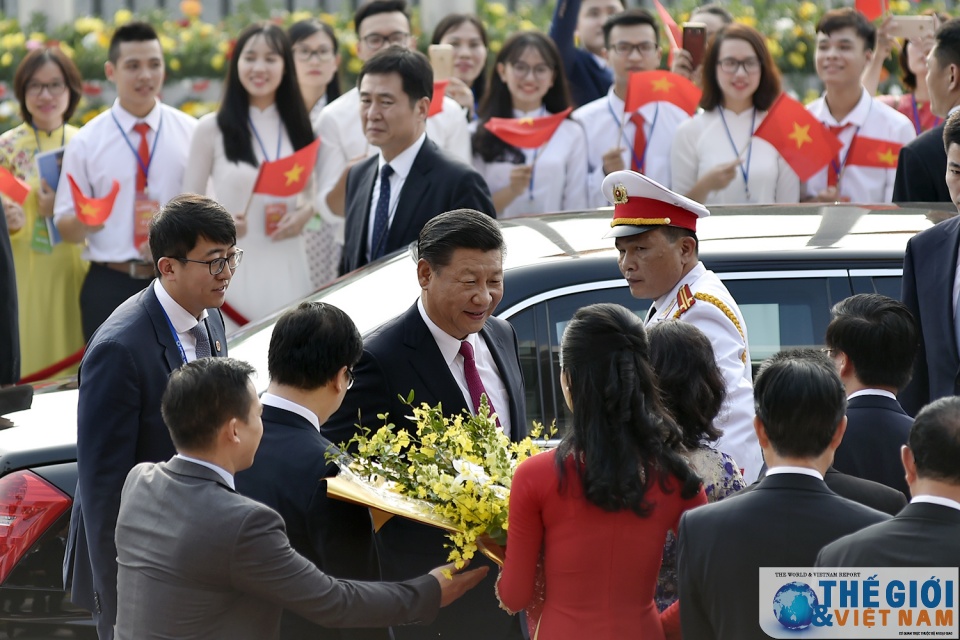 chu tich nuoc trung quoc tap can binh du le khanh thanh cung huu nghi viet trung