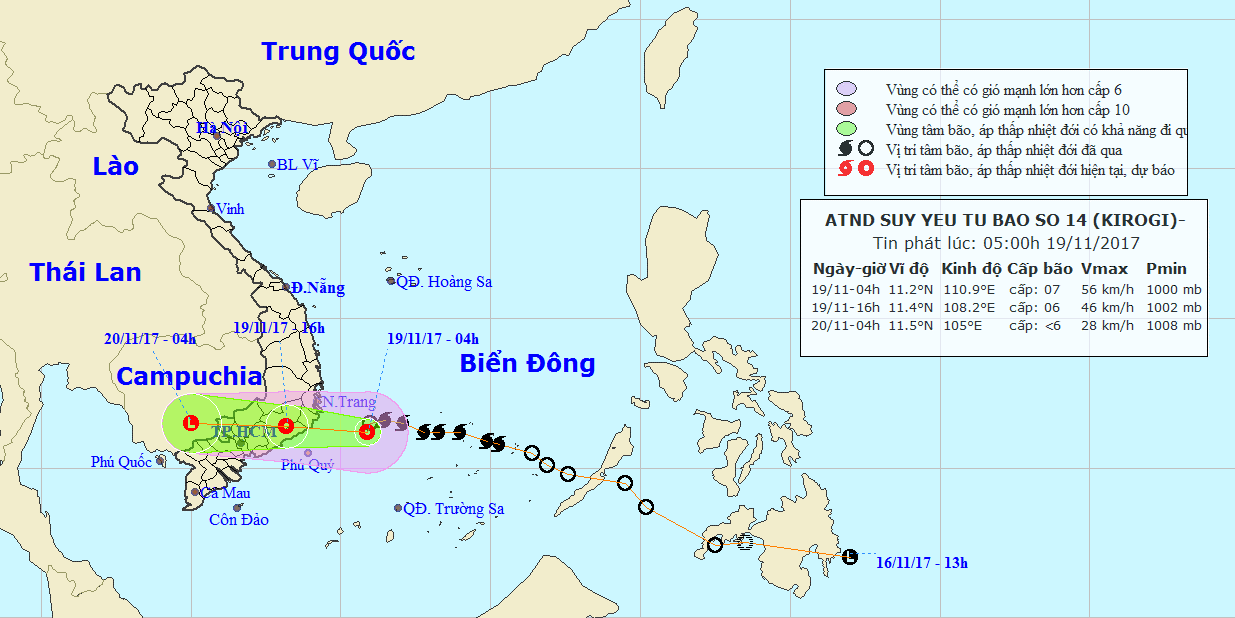 Bão số 14 suy yếu, cảnh báo mưa lũ lớn tin nhap 20171119095642