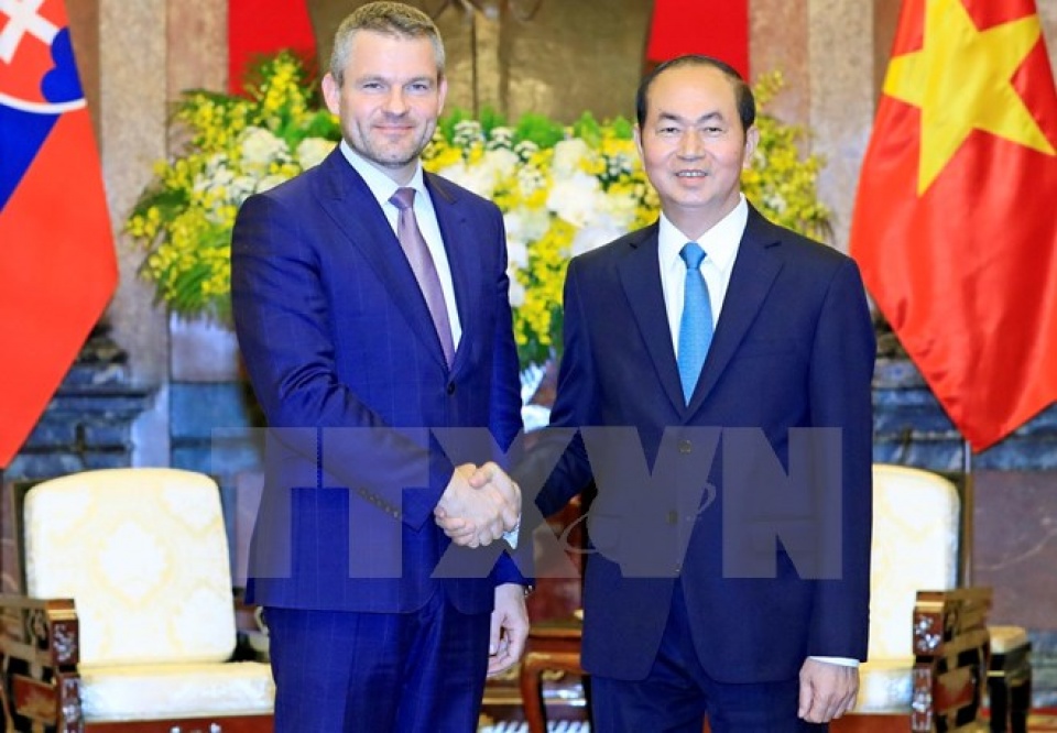 chu tich nuoc tran dai quang tiep pho thu tuong slovakia pellegrini