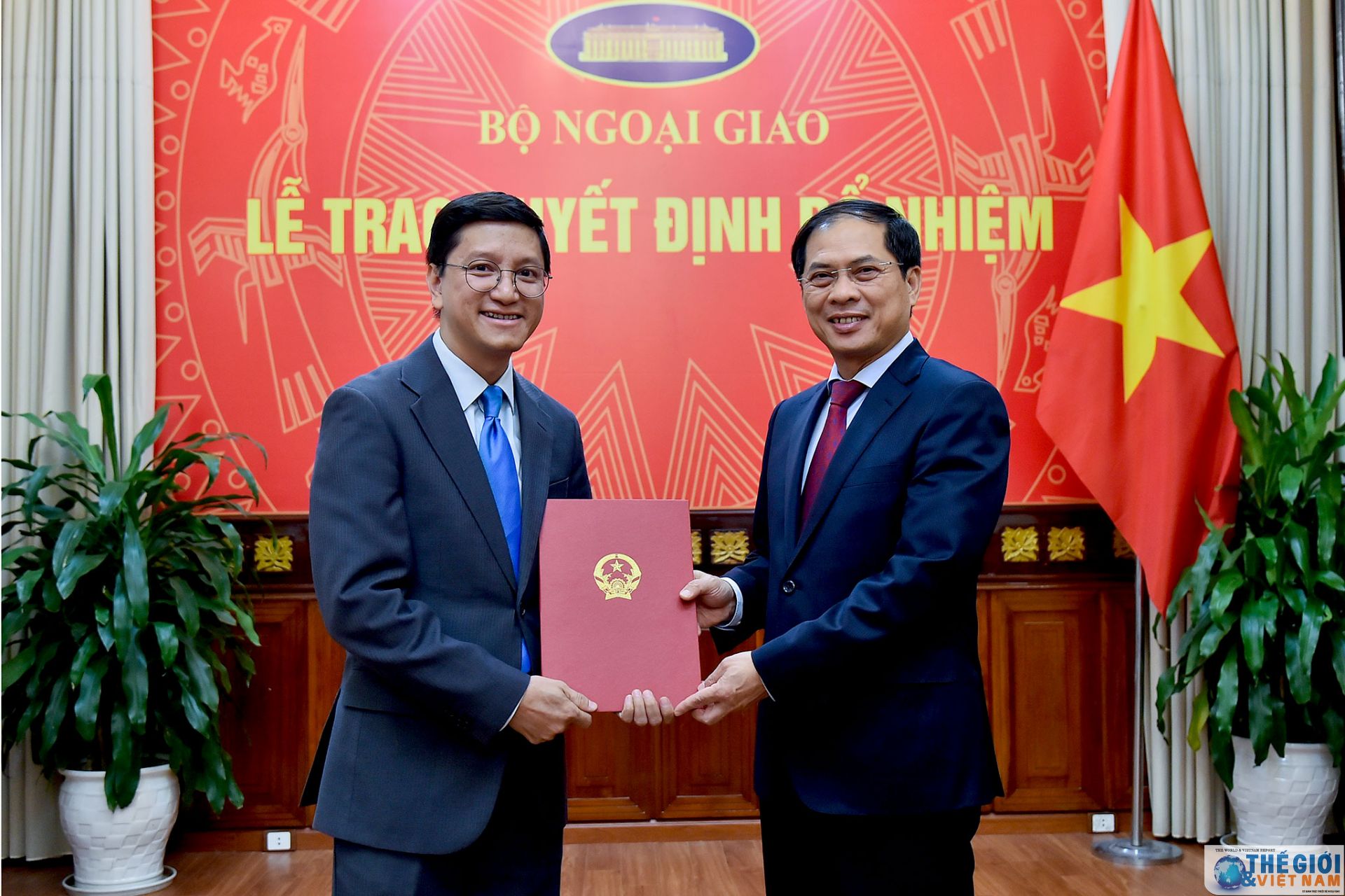 thu truong thuong truc bui thanh son trao quyet dinh phan cong cong tac