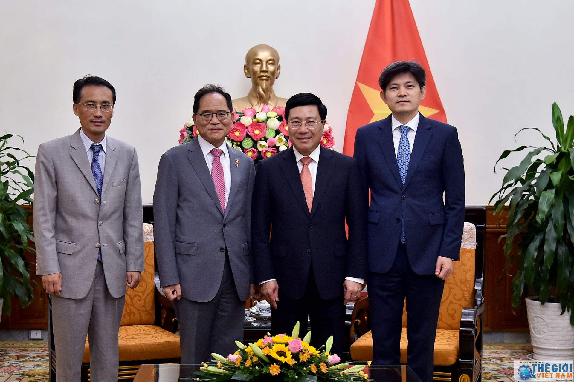 pho thu tuong pham binh minh tiep dai su han quoc park noh wan