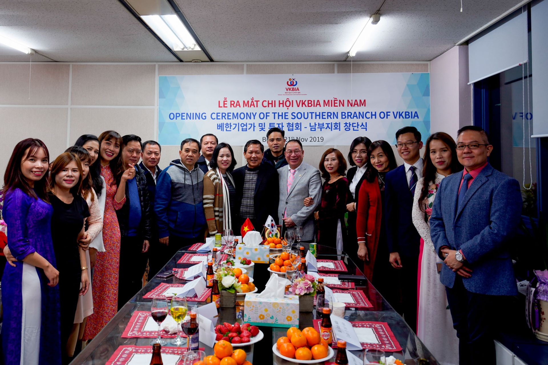 Lễ ra mắt Chi hội VKBIA miền Nam Hàn Quốc