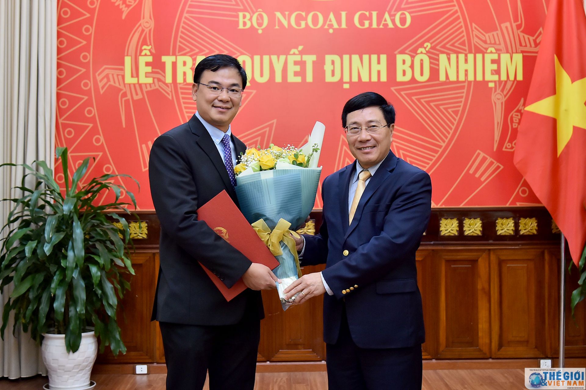 Bộ Ngoại giao trao quyết định bổ nhiệm Trợ lý Bộ trưởng cho ông Phạm Quang Hiệu bo ngoai giao trao quyet dinh bo nhiem tro ly bo truong cho ong pham quang hieu