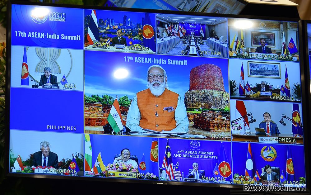 ASEAN 37: Ấn Độ sẵn sàng cùng các nước ASEAN hợp tác, phấn đấu vì khu vực Biển Đông hòa bình, ổn định