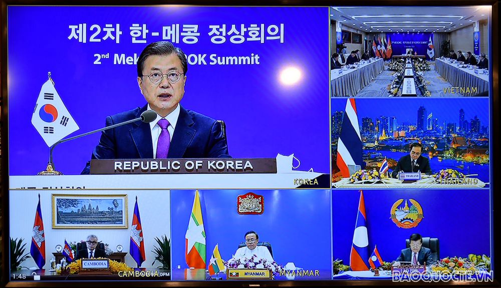 ASEAN 37: Khai mạc Hội nghị Cấp cao Mekong - Hàn Quốc lần thứ 2. (Ảnh: Tuấn Anh) ASEAN 37: Khai mạc Hội nghị Cấp cao Mekong - Hàn Quốc lần thứ 2. (Ảnh: Tuấn Anh)