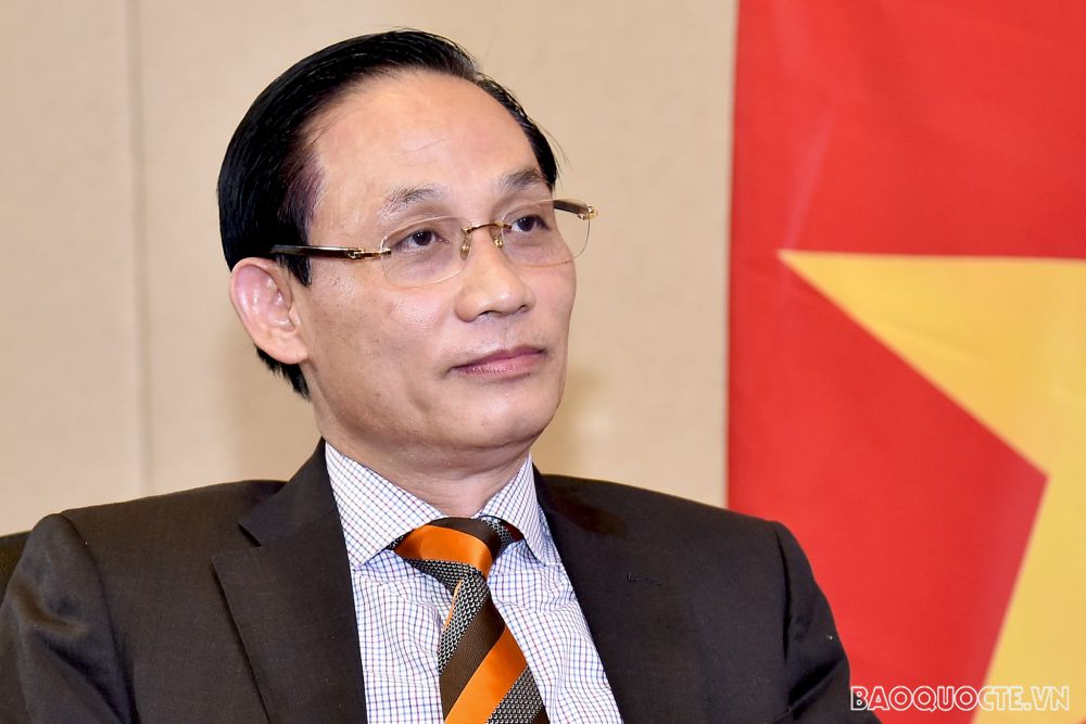 Thứ trưởng Ngoại giao Lê Hoài Trung. (Ảnh: Tuấn Anh)