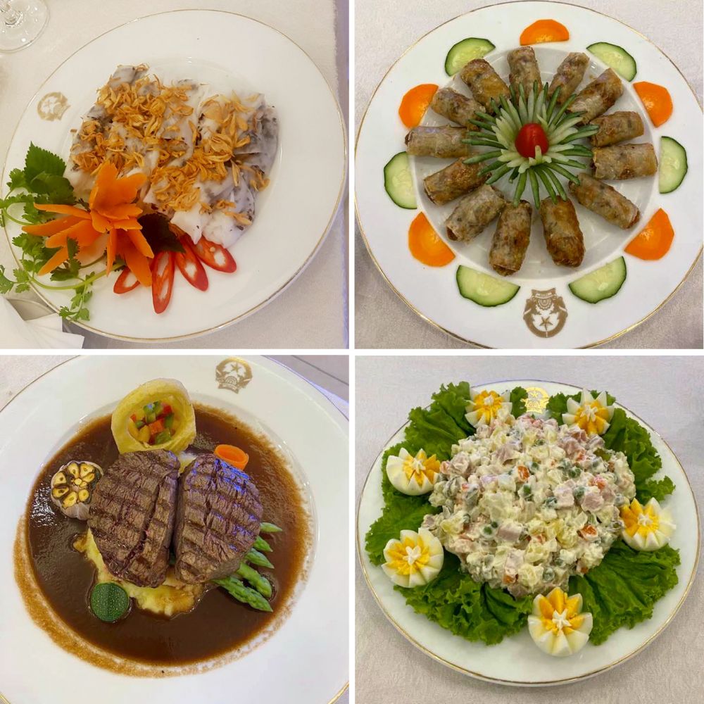 Kiểm tra sát hạch lớp bồi dưỡng nghiệp vụ nấu ăn chiêu đãi và lễ tân đối ngoại