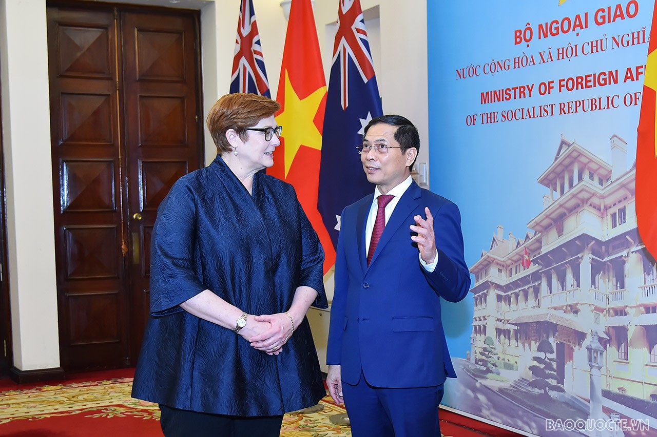 Việt Nam và Australia đều ủng hộ mạnh mẽ hệ thống thương mại đa phương và là thành viên của nhiều hiệp định thương mại tự do khu vực, trong đó có những hiệp định toàn diện, thế hệ mới như Hiệp định thành lập khu vực thương mại tự do ASEAN-Australia-New Zealand (AANFTA) và đặc biệt là Hiệp định Đối tác toàn diện và tiến bộ xuyên Thái Bình Dương (CPTPP).
