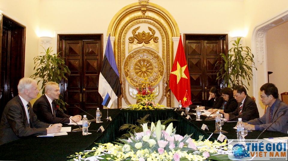 Tham vấn chính trị giữa Việt Nam và Estonia tham van chinh tri giua viet nam va estonia