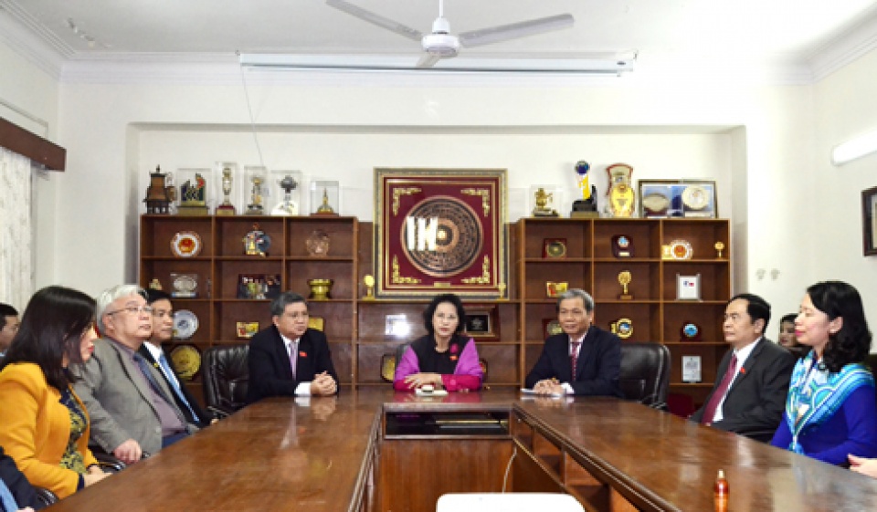 chu tich quoc hoi gap mat cong dong nguoi viet o an do