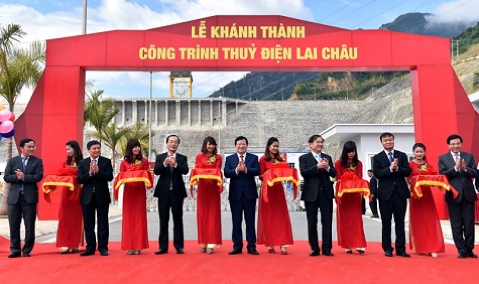Khánh thành Thủy điện Lai Châu trước thời hạn một năm tin nhap 20161220155249