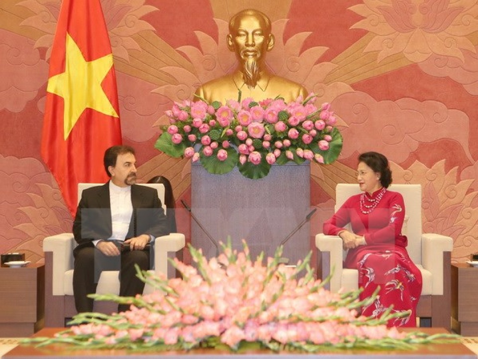 chu tich quoc hoi nguyen thi kim ngan tiep dai su han quoc va iran